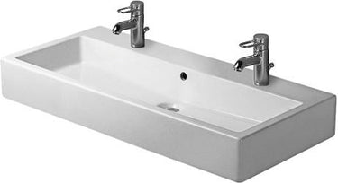 Duravit Vero håndvask 2HH 100 x 47 cm vægmontering med WonderGliss - 1