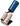 Isoleret spademuffe med afgrener blå 6,3x0,8  1,5-2,5mm² - 1