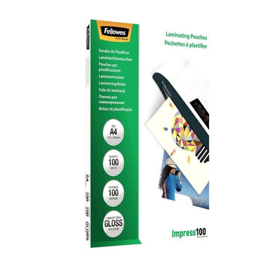 Lamineringslommer 100mic 216x303mm A4 100stk/pak - 1