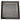 Purus ramme/rist PVD sort CHESS 150 x 150 mm - 1
