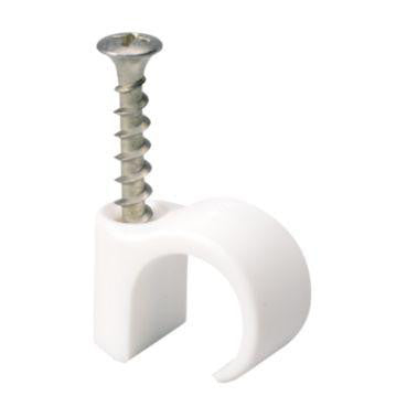 Skrueclips TCS-C3 10-14 hvid - 10 stk - 1