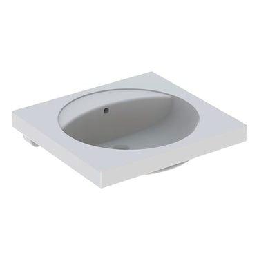 Geberit Preciosa håndvask 600x550x200mm t/bolte hvid porcelæn 635108600 - 1