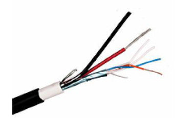 Alarmkabel FLAQQLY 2X1+2X2X0,22 sort T500 - 1