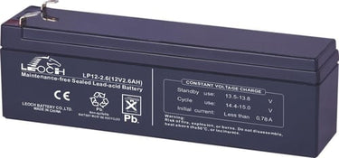 Blybatteri 12V - 2,6 Ah F1 - 1