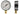 Manometer 1/2XØ80 0-1 bar/0-10 MVS nedadrettet studs - 1