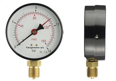 Hydrotermometer 1/2XØ80 0-10MVS/20-120°C - 1