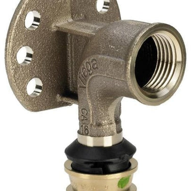 Raxofix dækvinkel 16 mm x  1/2" rødgods - 1