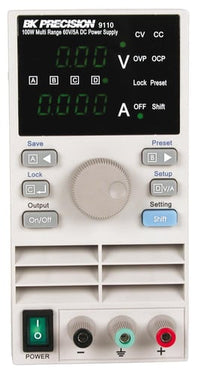 BK 9110 – intelligent strømforsyning - Udgang 60V / 5A (dog maks 100W) - 1