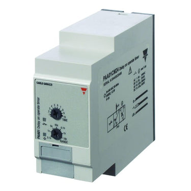 Tidsrelæ Forsinket indkobling Automatisk start 24-240VAC/DC 2-polet 01s-100t PAA01DM24 - 1