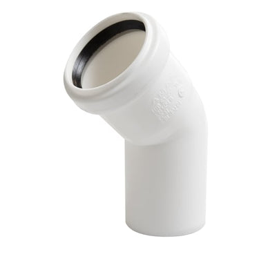 Ht-Pp (Amax Pro) Ø40 MM X 45° Hvid Bøjning - 1