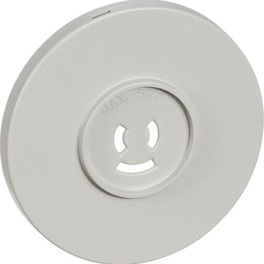 Afdækning Lampestikkontakt Ø80 mm grå - 1