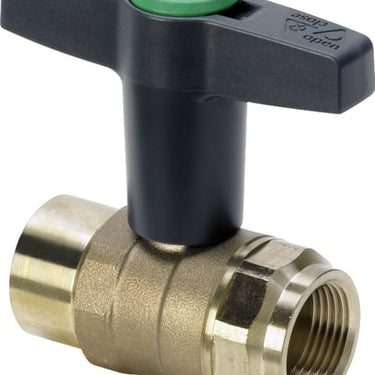 Easytop kuglehane muffe/muffe 2" rødgods - 1