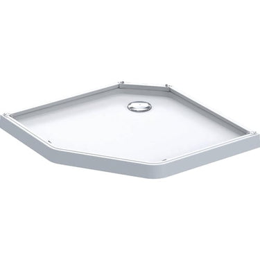 Ifö Showerama brusekar t/brusekabine 900 x 900 mm hvid stenharpiks - 1