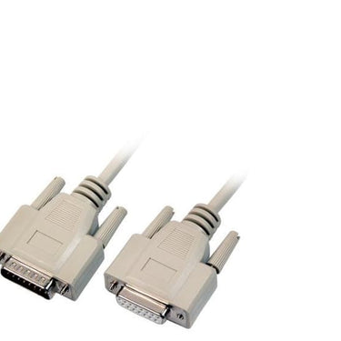 Seriel forlængerkabel DB15 han/hun 2m - 1