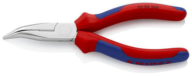 Knipex fladrundtang m/skærf 160 mm - 1