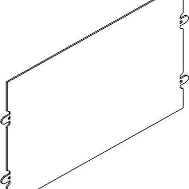 Tabula afskærmningsplade lodret 2X5M - 1