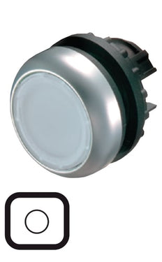M22-DRL-G -  Lampetryk kip flad grøn - 1