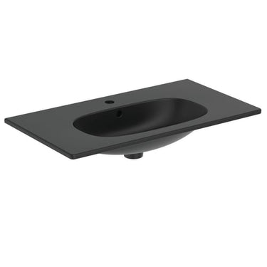 Ideal Standard Tesi håndvask 825 mm t/underskab mat sort - 1