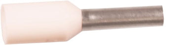 Isoleret terminalrør A0,75-8ET 0,75mm² L8 Hvid - 1