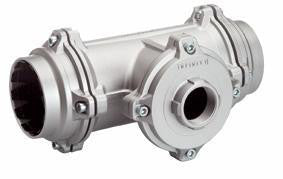Reduktions tee 110x1"x110mm - 1