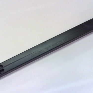 19" Plastblindplade 1HE sort pakke med 100 stk - 1