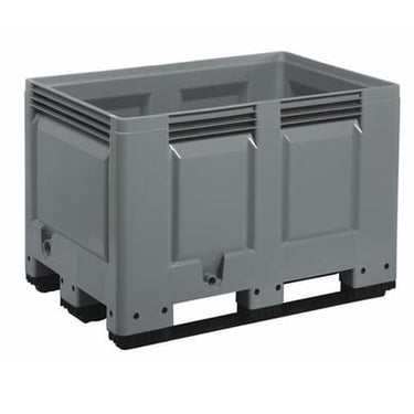 Bigbox 1200 x 800 x 790 mm grå 670L m/3 meder. - 1