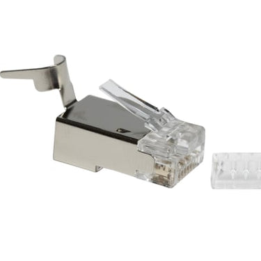 Modular Plug Kat. 6A STP Pass-Through Rundt kabel Min/Max- leder isolation dia. Ø1,35/1,45 mm - 1