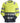 Snickers High-Vis langærmet T-shirt 2433 gul/navy klasse 2 str S - 1