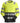 Snickers High-Vis langærmet T-shirt 2433 gul/sort klasse 2 str M - 1