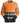 Snickers Hi-Vis langærmet T-shirt 2433 orange/sort kl. 2 str 3XL - 1