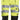 Snickers Hi-Vis piratbukser gul/sort kl. 1/2 str 46 - 1