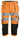 Snickers Hi-Vis piratbukser orange/sort kl. 1/2 str 52 - 1