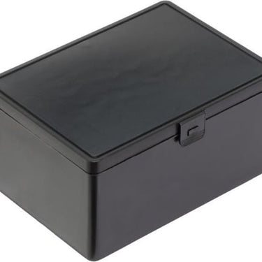 WEZ ESD kasse med låg 180 x 140 x 80 mm sort - 1