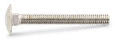 M12X75/75 A2 bræddebolt fuldgevind - 1