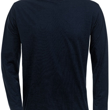 T-shirt lang ærme mørk blå str XL - 1