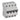 RX³ MCB automatsikring C50 4pol 4M 6000A - 1