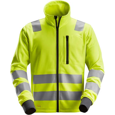 Snickers AllroundWork High-Vis fleecejakke 8036 gul kl 2/3 str 3XL - 1