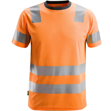 Snickers AllroundWork High-Vis T-shirt 2530 orange kl 2 str S - 1