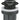 GROHE Push-Open bundventil plast mat sort - 1