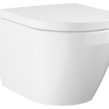 GROHE Euro Ceramic væghængt kantløs toilet inkl. sæde 54 cm - 1