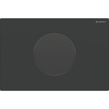Geberit Sigma10 betjeningsplade duo netdrift berøringsfri/auto sort - 1