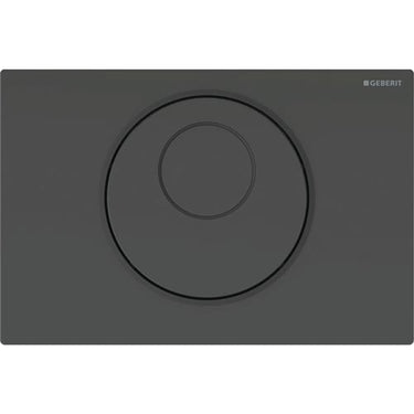 Geberit Sigma10 betjeningsplade duo batteridrift auto/berøringsfri/manuel sort mat - 1