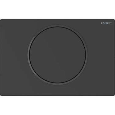 Geberit Sigma10 betjeningsplade netdrift enkeltskyl fjernstyret sort - 1
