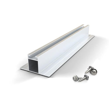 Renusol Montageskinne alu vandret til stålpladetag 350x77x39 mm MS+P - 1