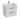 LAUFEN JIKA CUBE møbelpakke 2 sk 65x43cm hvid/sort - 1