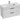 LAUFEN JIKA CUBE møbelpakke 2 sk. 100 x 43 cm hvid/sort - 1