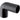 Geberit PE afløbsbøjning 90° 56 x 56/50 mm t/gi-manchet sort PE-HD - 1