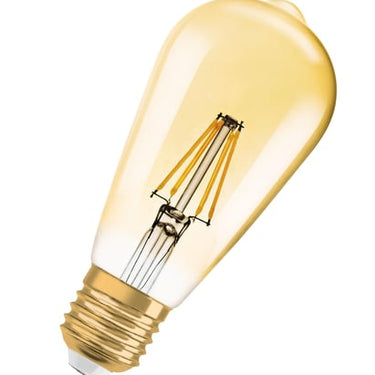 LEDVANCE Vintage 1906 LED edison guld filament 420lm 4W/824 (37W) E27 - 1