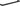 Ifö møbelgreb S5 bøjlegreb sort 201 x 9 x 28 mm - 1