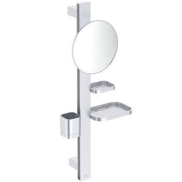 Ideal Standard Alu+ spejl- og hyldesystem small Silver - 1